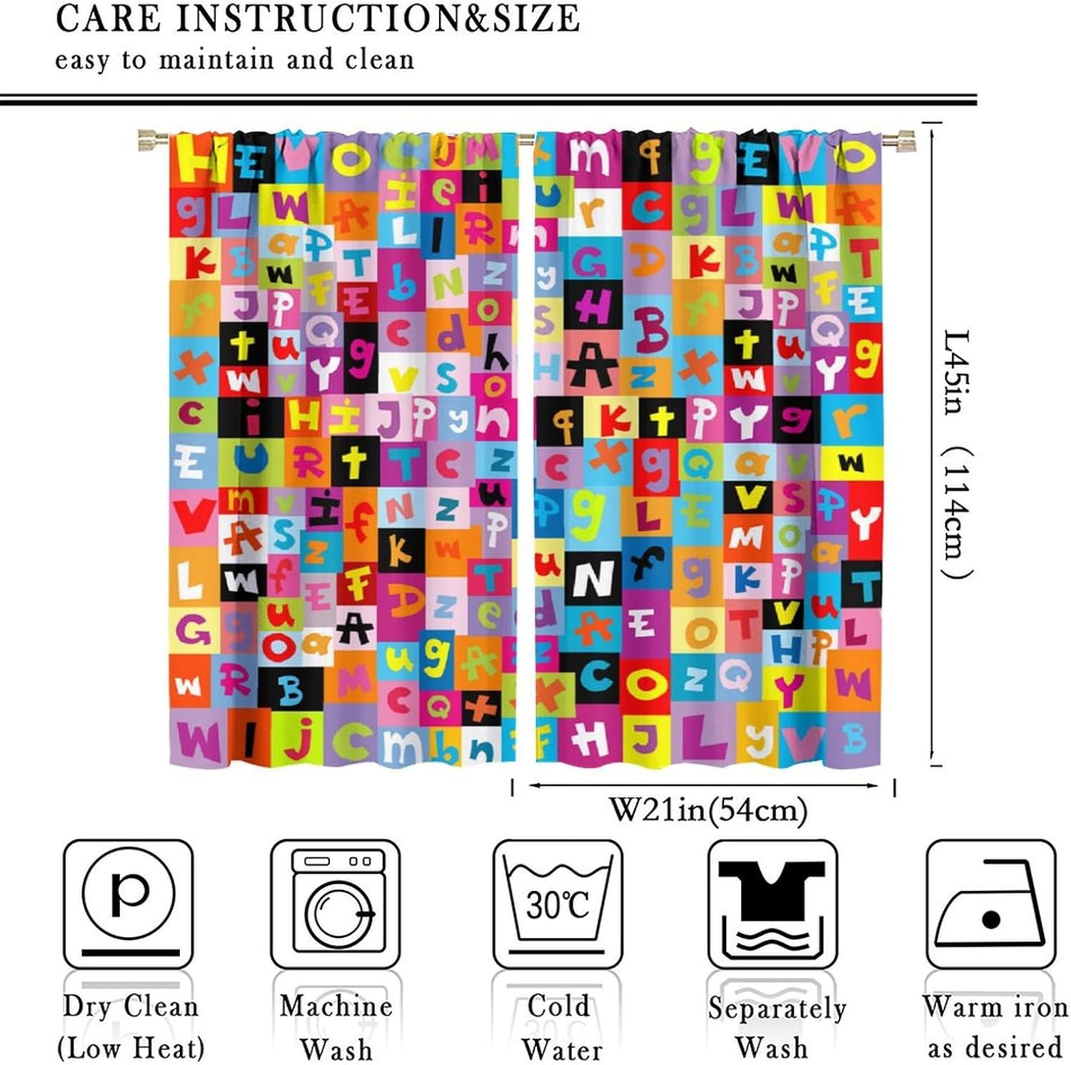 Multicolor ABC Block Curtain P - đánh giá và giá Abc Kids Early Education