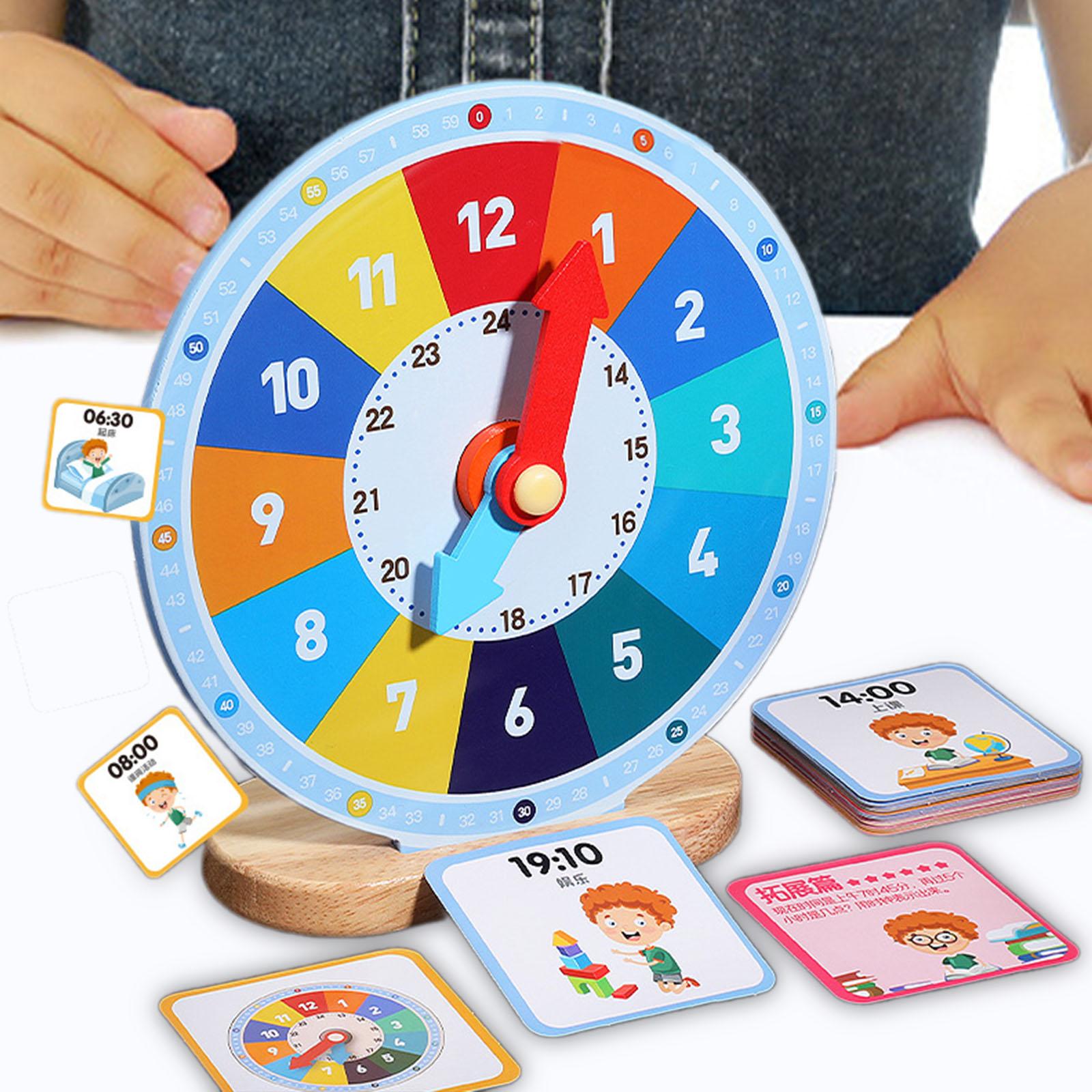 Wooden Education Clock Learnin - đánh giá và giá Kids Education Number